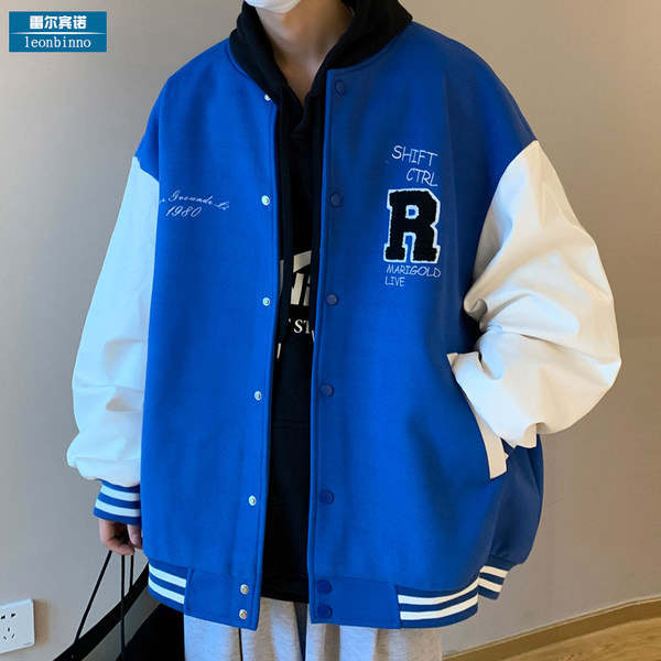 เสื้อแจ็คเก็ตเบสบอล เสื้อคลุม เสื้อแขนยาวสไตล์เกาหลี