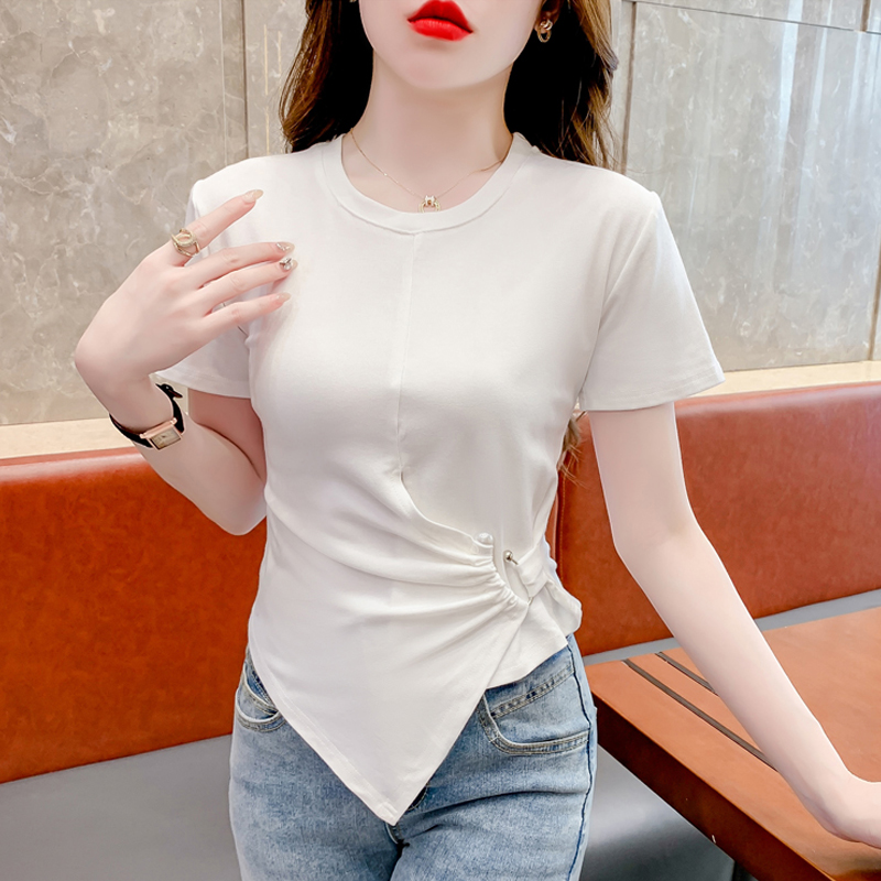 เสื้อผ้าวัยรุ่นเกาหลี เสื้อยืดวัยรุ่นผู้หญิง มีขนาด S M L XL