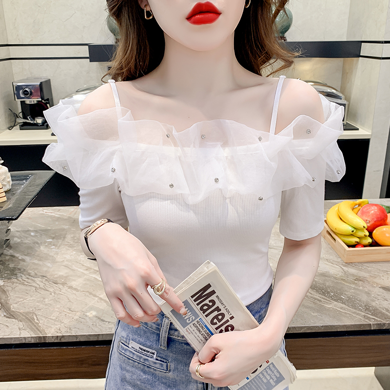เสื้อผ้าวัยรุ่นเกาหลี เสื้อยืดวัยรุ่นผู้หญิง มีขนาด S M L XL