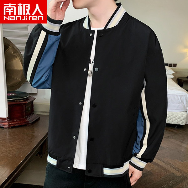 เสื้อแจ็คเก็ตเบสบอล เสื้อคลุม เสื้อแขนยาวสไตล์เกาหลี