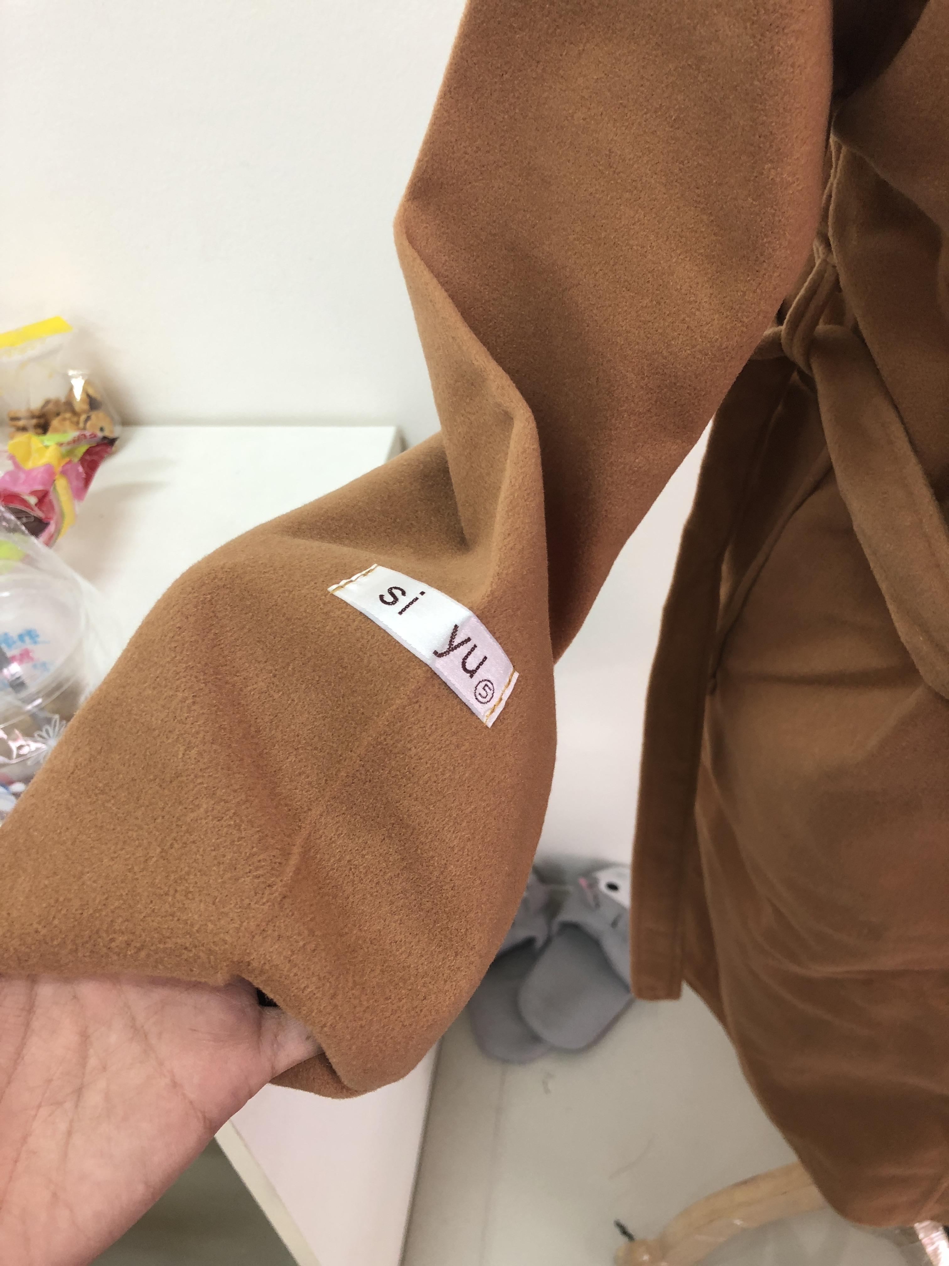 เสื้อโค้ทกันหนาว พร้อมเชือกผูกเอว เรียบเก๋ พร้อมส่งจ้า same pic