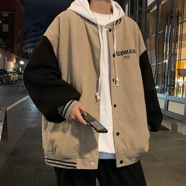 เสื้อแจ็คเก็ตเบสบอล เสื้อคลุม เสื้อแขนยาวสไตล์เกาหลี