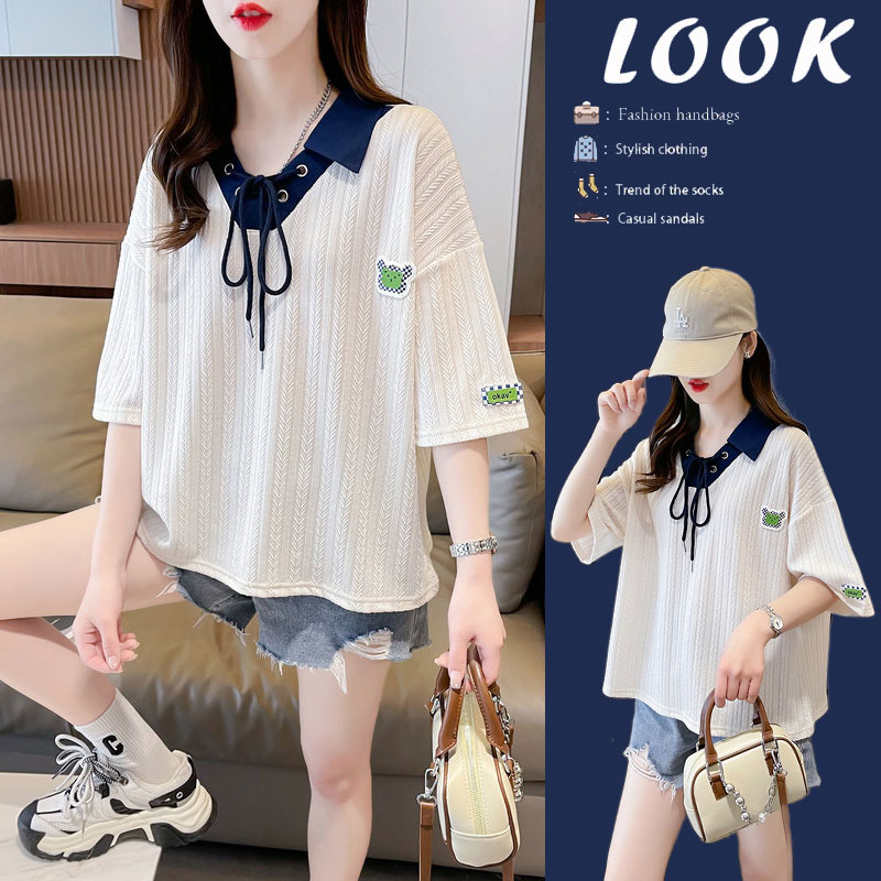 เสื้อยืดคนอ้วนแบบโอเวอร์ไซส์แบบ ulzzang fashion สนใจทักแชท