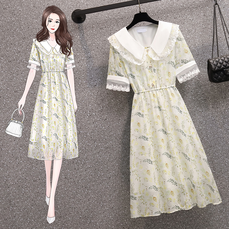 เดรสแขนสั้น มีไซส์ L-4XLอก 38-47 นิ้ว ใส่ได้ทั้งสาวหุ่นดีน่ารักจนถึงสาวอวบพลัสไซส์ จัดส่งฟรี! ทักแชทสั่งซื้อ