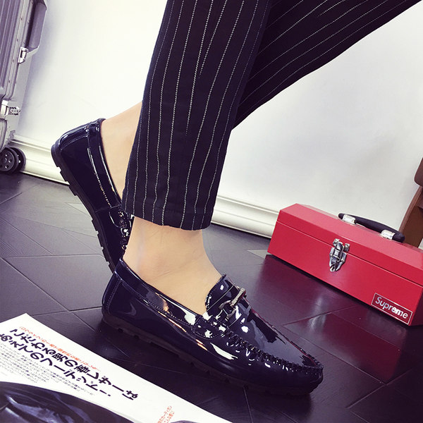 รองเท้าหนังผู้ชาย มีไซส์39-44 รองเท้าโลฟเฟอร์ชาย Slip-On Shoes