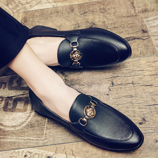 รองเท้าหนังผู้ชาย มีไซส์39-44 รองเท้าโลฟเฟอร์ชาย Slip-On Shoes