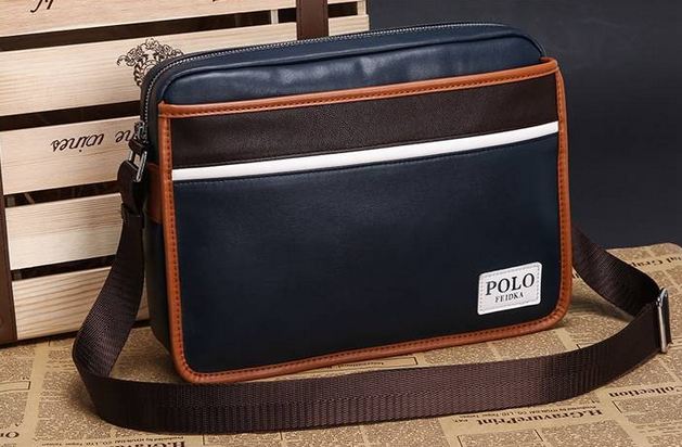กระเป๋าสะพายข้างผู้ชาย กระเป๋า polo แบบสะพายเฉียง สะพายข้าง แนว Sport สีน้ำเงิน หนัง Pu ใช้งานทนทาน กระเป๋าสะพาย สีน้ำเงิน ใส่ของจุกจิก แบบสวย 769900