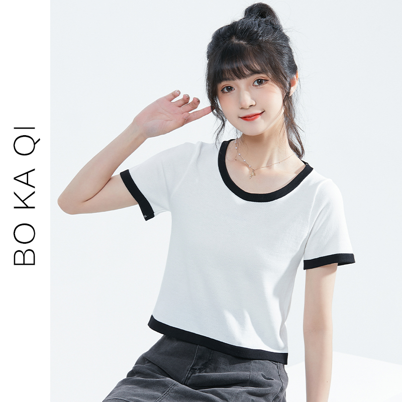 เสื้อผ้าวัยรุ่นเกาหลี เสื้อยืดวัยรุ่นผู้หญิง มีขนาด S M L XL