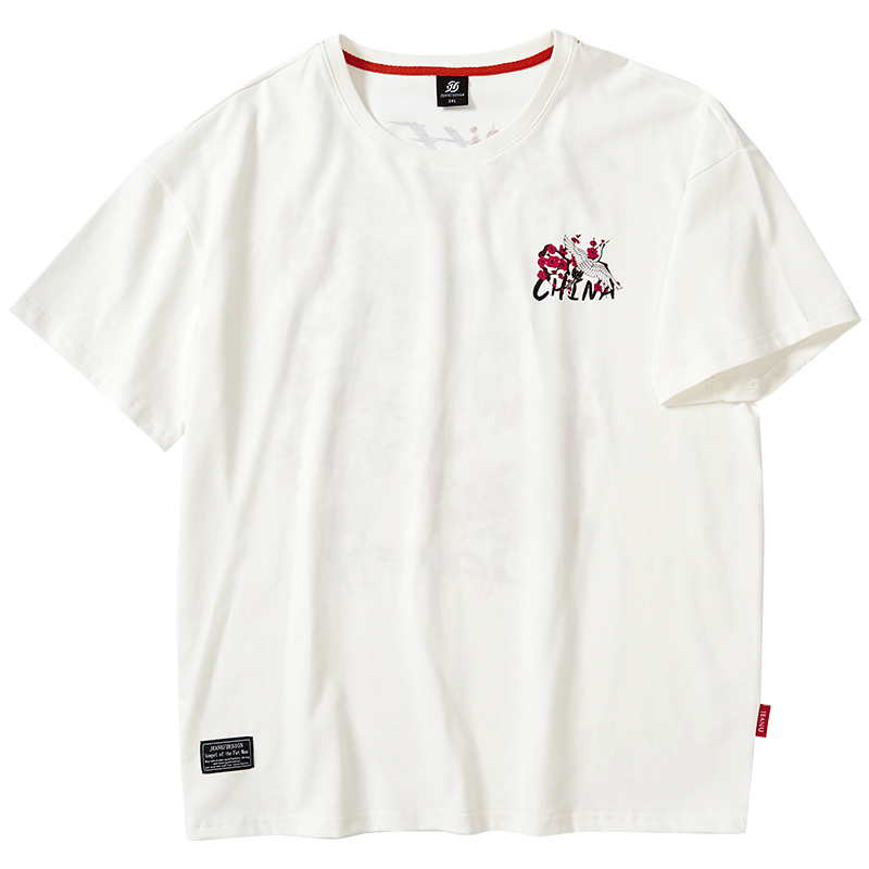 เสื้อยืดผู้ชายอ้วน S-5XL(อกเสื้อ39-51นิ้ว)