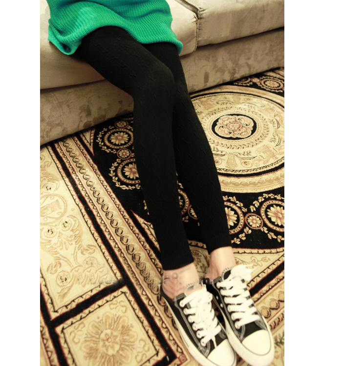 Legging เลกกิ้ง ผ้าเนื้อนุ่มมี texture ในตัว ยืดได้เยอะ พร้อมส่ง