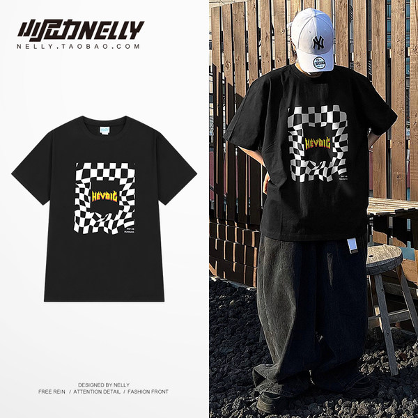 เสื้อยืดคอกลม ผู้ชาย เสื้อยืดผู้ชายเกาหลี เสื้อยืดเกาหลี แบรนด์ NELLY