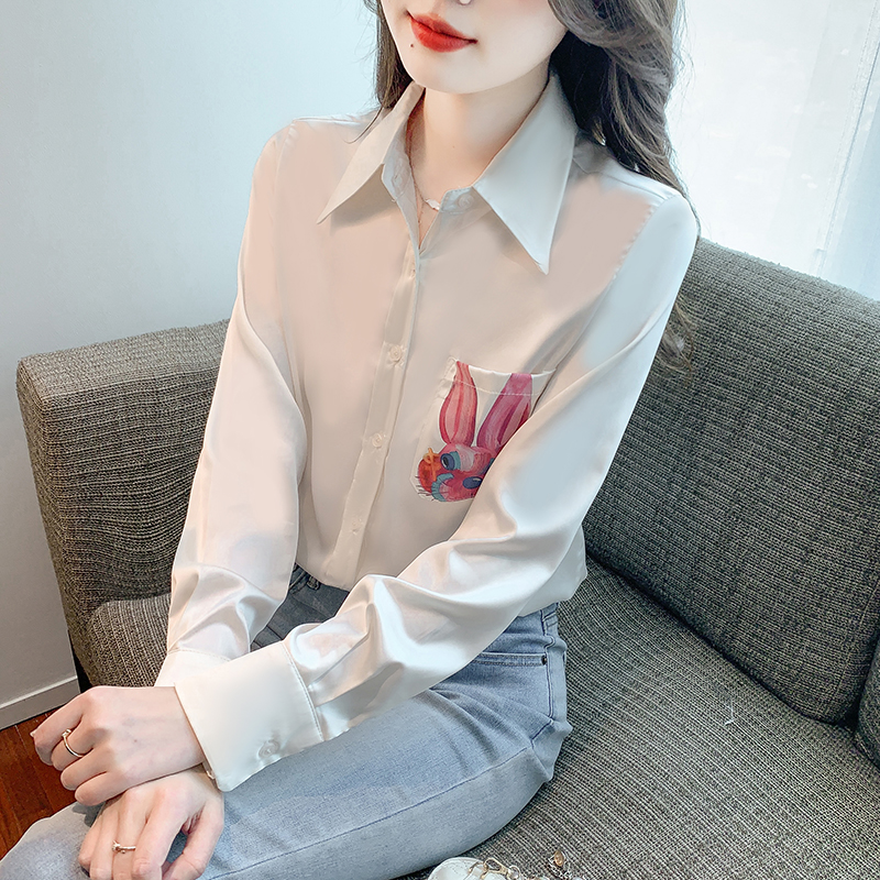 เสื้อเชิ้ตผู้หญิงแขนยาว เสื้อเชิ้ตผู้หญิงใส่ทํางาน 390 บาทต่อชิ้น ฟรีค่าจัดส่ง