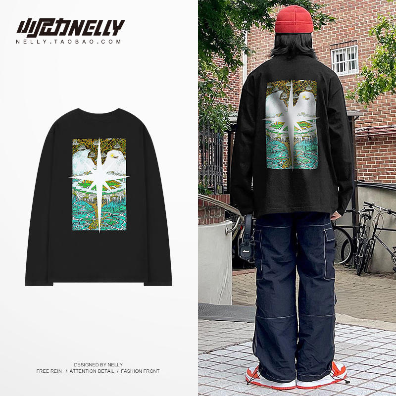 เสื้อยืดคอกลม ผู้ชาย เสื้อยืดผู้ชายเกาหลี เสื้อยืดเกาหลี แบรนด์ NELLY