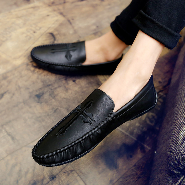 รองเท้าหนังผู้ชาย มีไซส์39-44 รองเท้าโลฟเฟอร์ชาย Slip-On Shoes