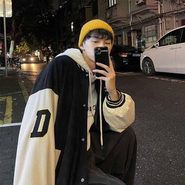 เสื้อแจ็คเก็ตเบสบอล เสื้อคลุม เสื้อแขนยาวสไตล์เกาหลี