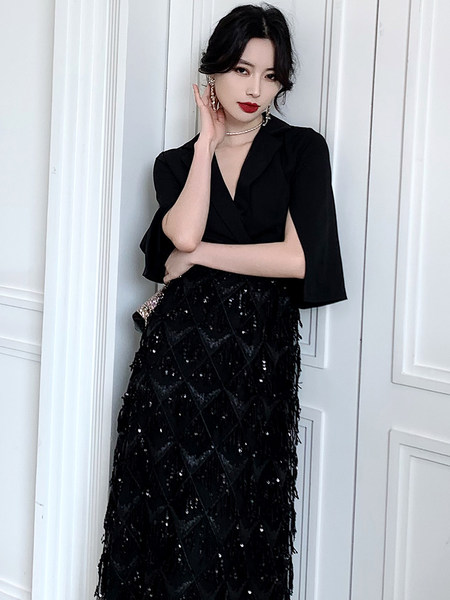ชุดราตรี ชุดราตรีสวยหรู แบบ ทันสมัย Evening dress