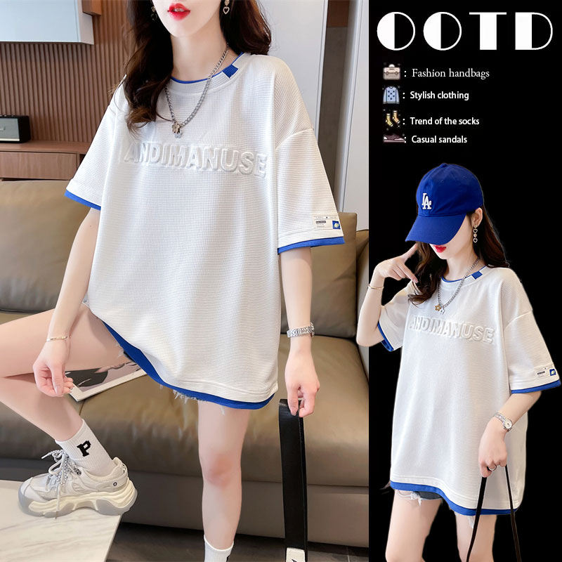 เสื้อยืดคนอ้วนแบบโอเวอร์ไซส์แบบ ulzzang fashion สนใจทักแชท