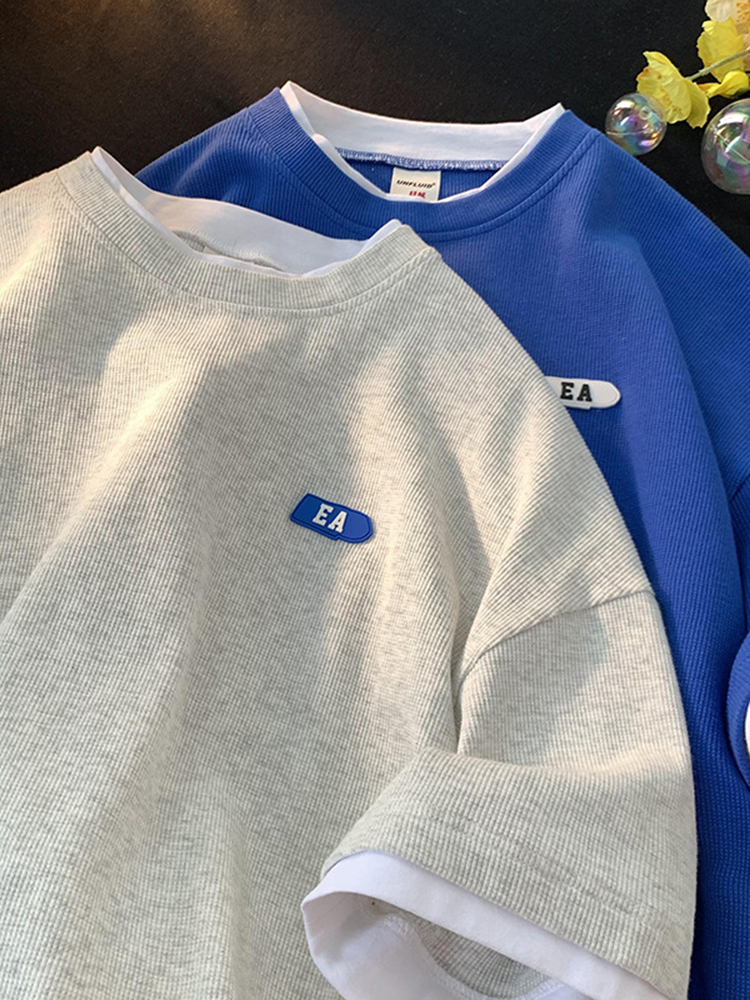 เสื้อยืดผู้ชายอ้วน S-5XL(อกเสื้อ39-51นิ้ว)