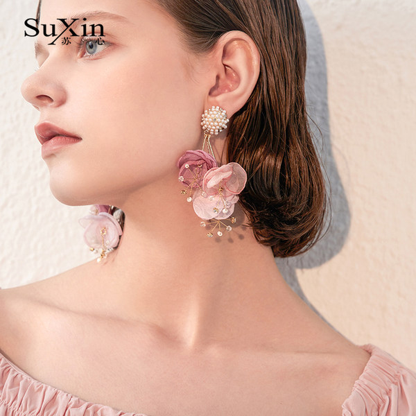 ตุ้มหู ต่างหู ต่างหูผู้หญิง By SuXin