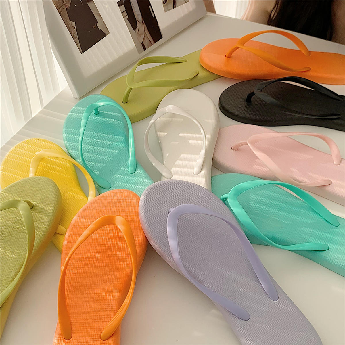 รองเท้าแตะผู้หญิง ใส่ในบ้าน By.Thin strips