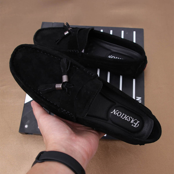 รองเท้าหนังผู้ชาย มีไซส์39-44 รองเท้าโลฟเฟอร์ชาย Slip-On Shoes