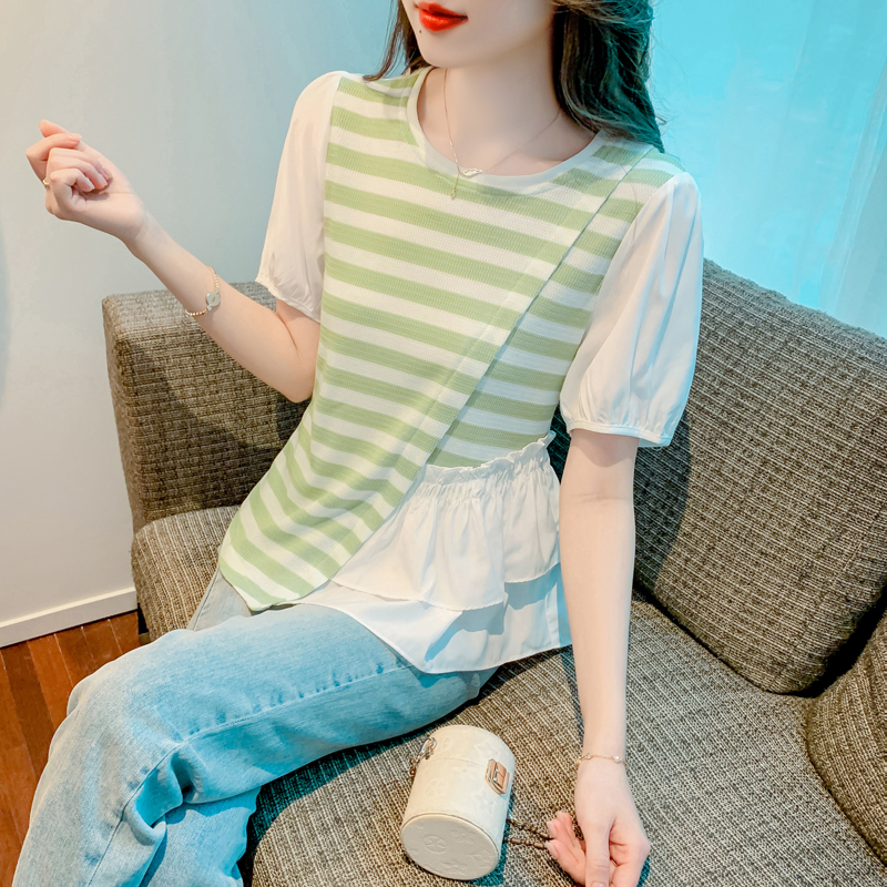 เสื้อผ้าวัยรุ่นเกาหลี เสื้อยืดวัยรุ่นผู้หญิง มีขนาด S M L XL
