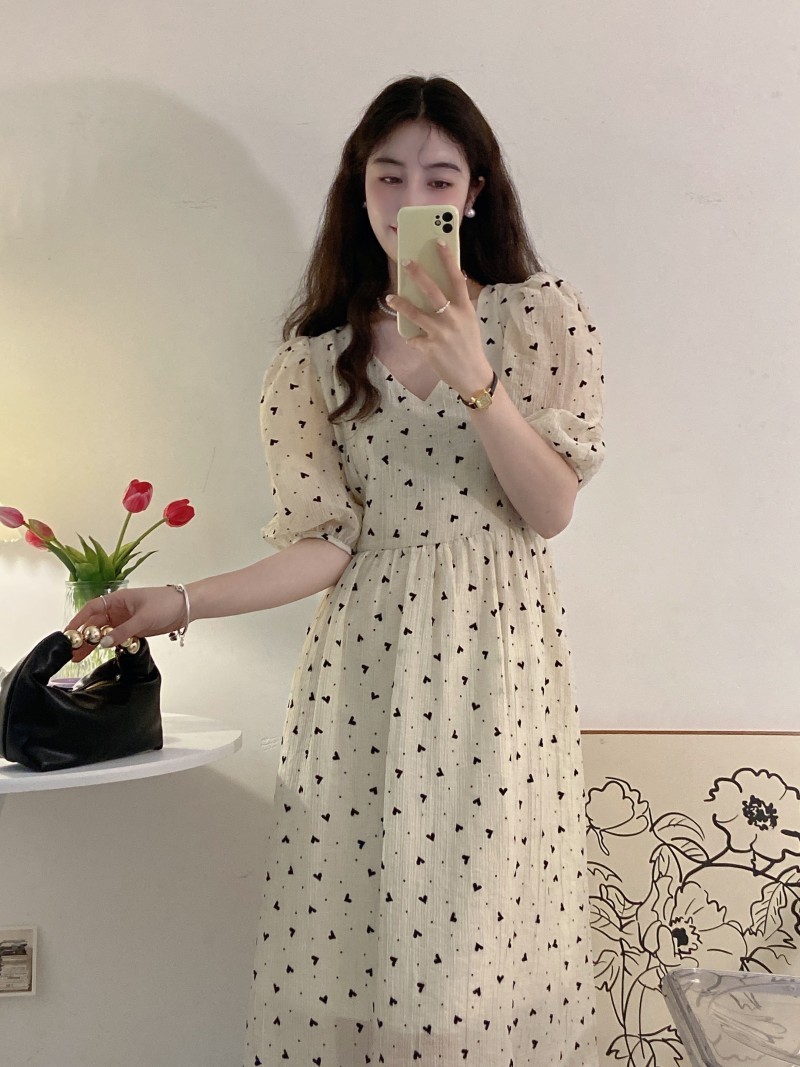 เดรสวัยรุ่น-เดรสคนอ้วนวัยรุ่น L-4XL(อก38-46 นิ้ว)