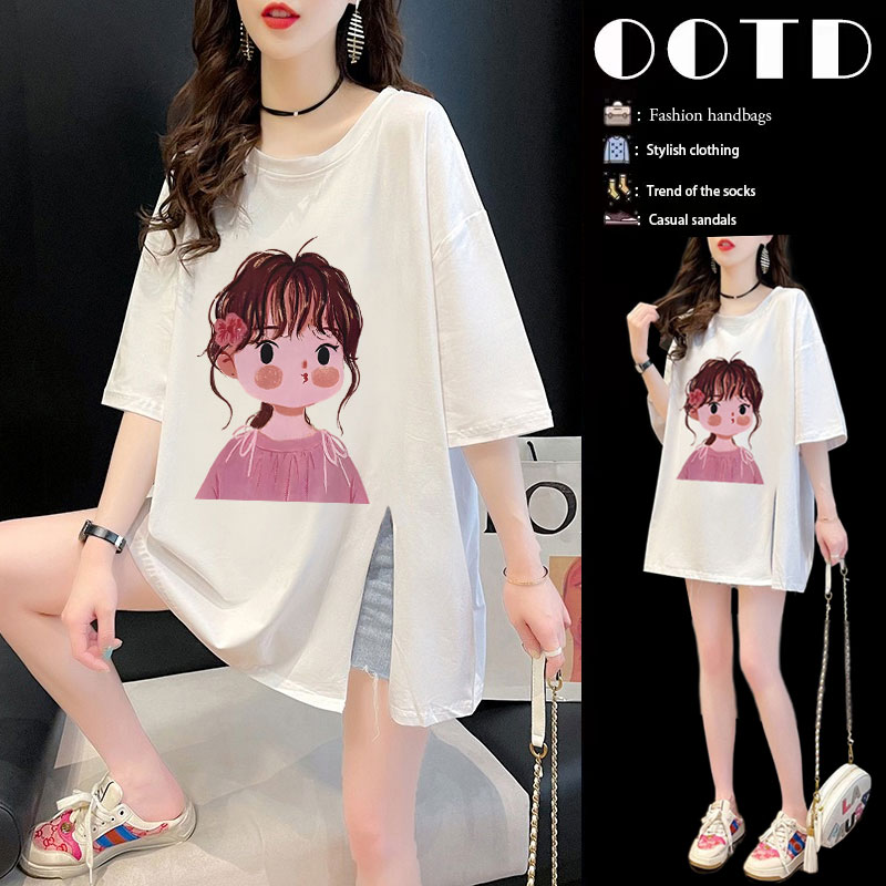 เสื้อยืดคนอ้วนแบบโอเวอร์ไซส์แบบ ulzzang fashion สนใจทักแชท