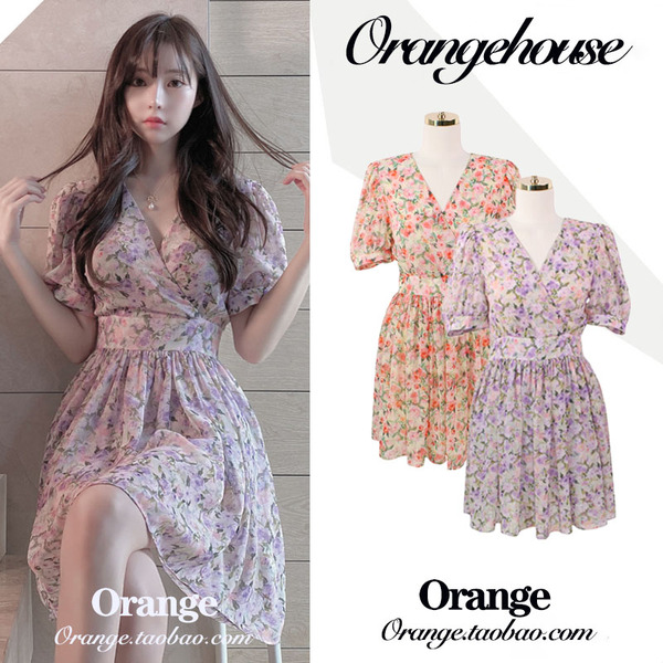 เดรสวัยรุ่นแฟชั่นหลากหลายสไตล์ เดรสแฟชั่นสไตล์เกาหลีน่ารักๆ BY Orange House Korean