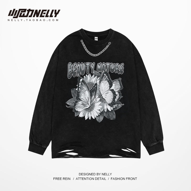 เสื้อยืดคอกลม ผู้ชาย เสื้อยืดผู้ชายเกาหลี เสื้อยืดเกาหลี แบรนด์ NELLY
