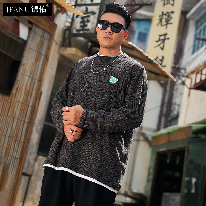 เสื้อยืดผู้ชายอ้วน S-5XL(อกเสื้อ39-51นิ้ว)