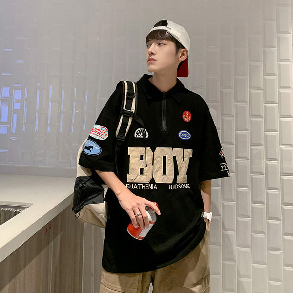 เสื้อยืดผู้ชายอ้วน S-5XL(อกเสื้อ39-51นิ้ว)