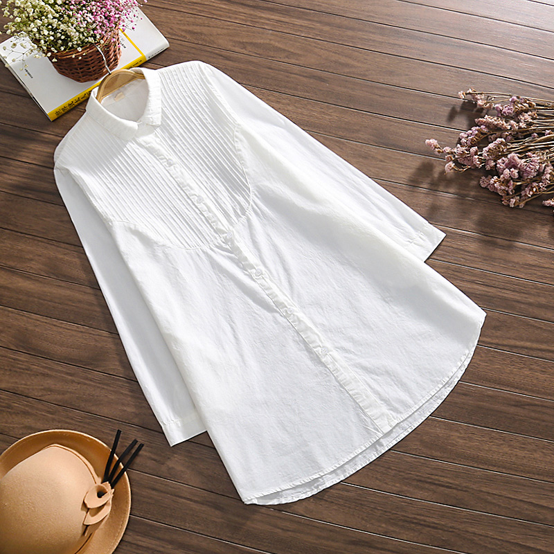 เสื้อผ้าฝ้าย เสื้อผ้าลินิน เสื้อฟรีไซส์ สไตล์VINTAGE มีขนาดไซส์เดียว