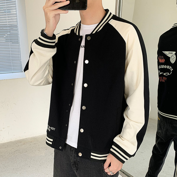 เสื้อแจ็คเก็ตเบสบอล เสื้อคลุม เสื้อแขนยาวสไตล์เกาหลี