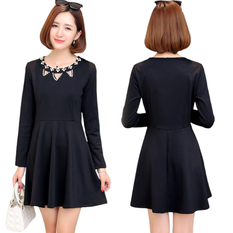 ðĪ Dress4717 āđāļāļĢāļŠāļŠāļĩāļāļģāļŠāļēāļ§āļāļ§āļāļĢāļāļāļāļ 40-46" āļāļĩāđāļāļĨāļĄāļļāļāđāļāļāļĢ āđāļāļāļĒāļēāļ§ āļāļēāļāļāļĢāļĩāđāļĄāļĩāļĒāļĄ āļāđāļēāļĒāļ·āļāļŦāļĒāļļāđāļāđāļŠāđāļŠāļāļēāļĒ