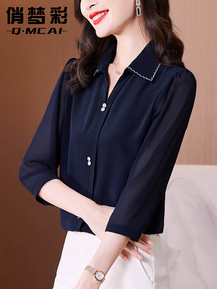 เสื้อเชิ้ต เสื้อเชิ้ตชีฟอง ลายสวยๆฟรีค่าส่ง