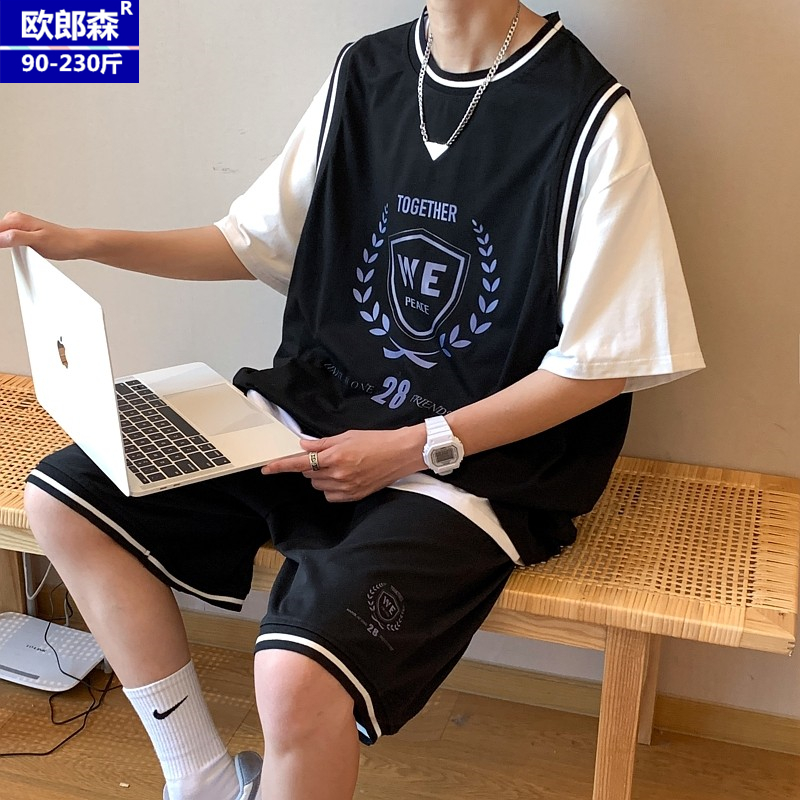 เสื้อยืดผู้ชายอ้วน S-5XL(อกเสื้อ39-51นิ้ว)