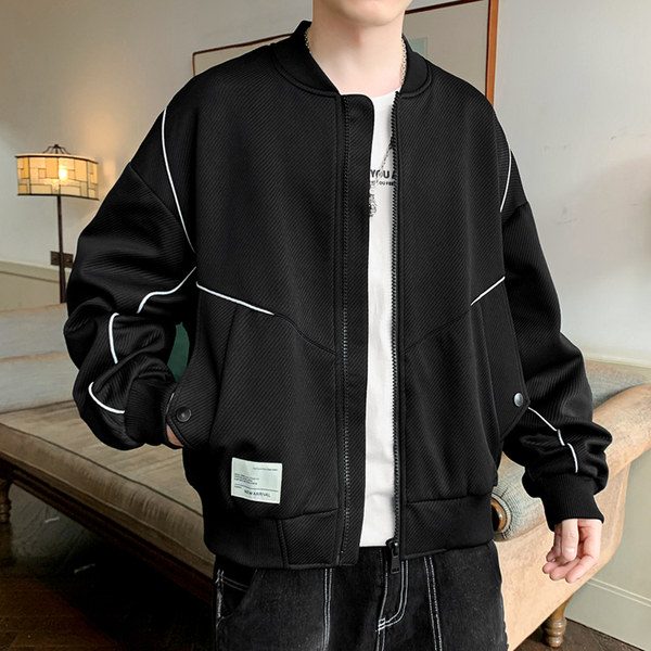 เสื้อแจ็คเก็ตเบสบอล เสื้อคลุม เสื้อแขนยาวสไตล์เกาหลี