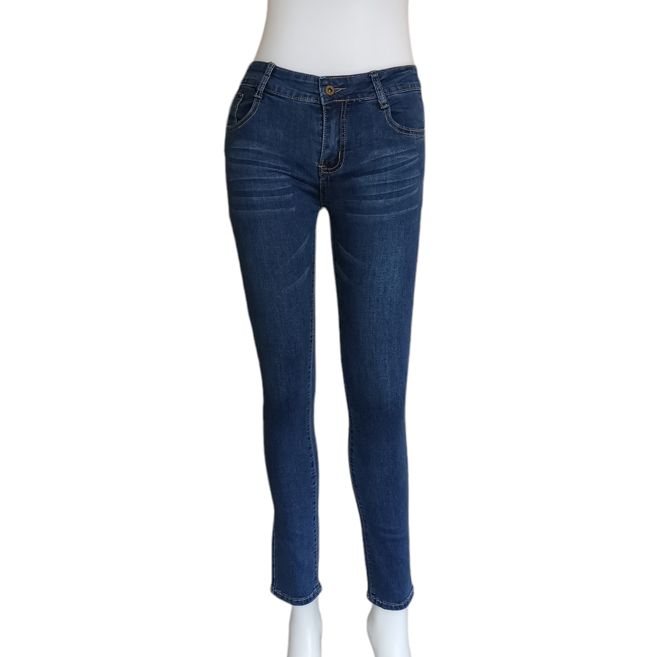 👖 Jeans156 กางเกงยีนส์ขายาวทรงเดฟสีบลูยีนส์ ผ้ายีนส์แท้ยืดนิ่ม ใส่สบายเรียบหรู เสริมลุคดูแพงแบบมินิมอลในทุกวัน