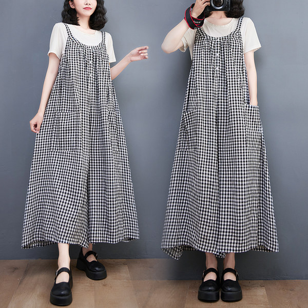 เสื้อลินินคนอ้วน เสื้อทีเชิ้ตคนอ้วนผู้หญิง เสื้อทีเชิ้ตตัวใหญ่ By Literary Plus size