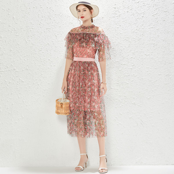 ชุดเดรสเรียบหรูดูแพง เดรสแบรนด์ DG Boutique