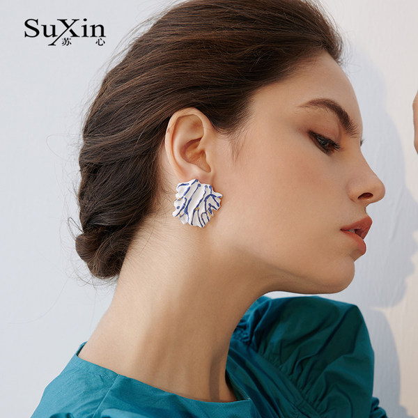 ตุ้มหู ต่างหู ต่างหูผู้หญิง By SuXin