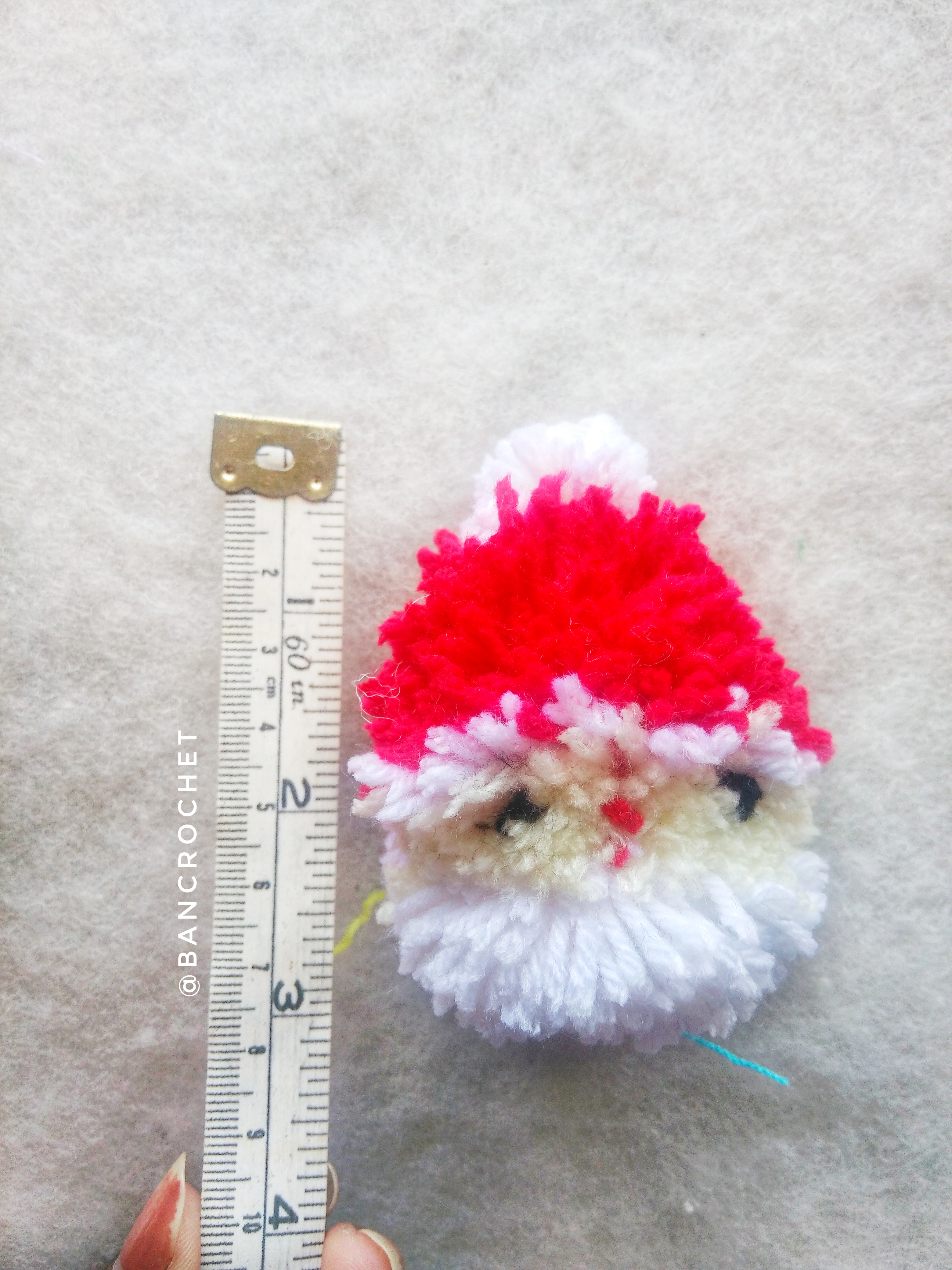 ตุ๊กตาคริสมาสปอมปอม christmas pompoms dolls 2-3.5 นิ้ว