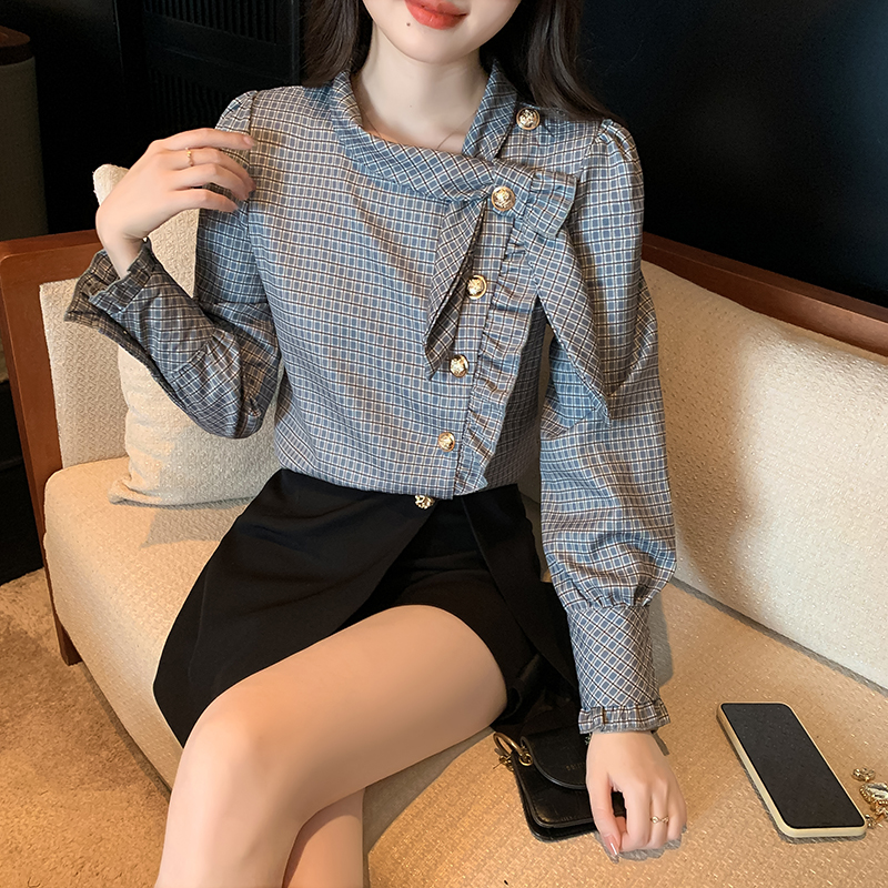 เสื้อเชิ้ตผู้หญิงใส่ทํางาน 390 บาทต่อชิ้น ฟรีค่าจัดส่ง