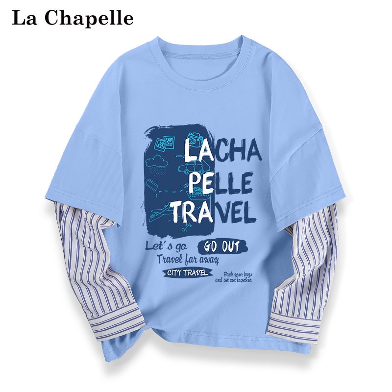 เสื้อยืดเด็ก La Chapelle แขนยาว สั่งได้ขนาด 110-160