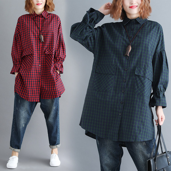 เสื้อเชิ้ตคนอ้วน สไตล์ญี่ปุ่น เสื้อทีเชิ้ตคนอ้วนผู้หญิง เสื้อทีเชิ้ตตัวใหญ่