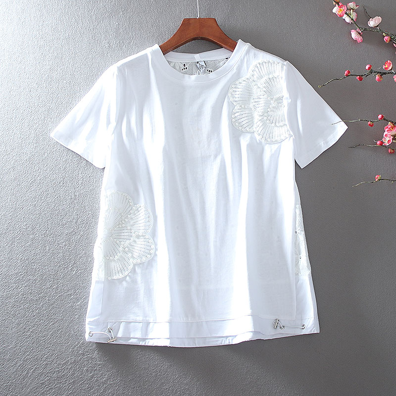 เสื้อลินิน เสื้อผ้าฝ้ายลินิน เสื้อเชิ้ตผ้าลินิน ปักลายสวยๆด้วยด้าย สไตล์VINTAGE BY Dreamroom