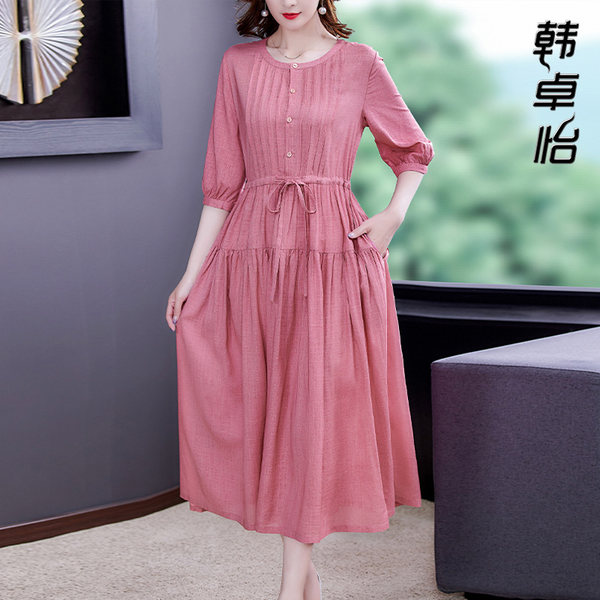 เดรสวัยผู้ใหญ่40-60ปี เดรสคุณแม่ ชุดเดรสทำงานวัยผู้ใหญ่ แบรนด์ MAMA DRESS