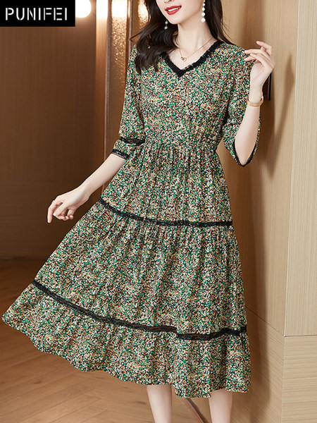 เดรสวัยผู้ใหญ่40-60ปี เดรสคุณแม่ ชุดเดรสทำงานวัยผู้ใหญ่ แบรนด์ MAMA DRESS