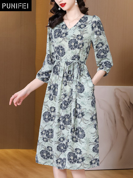 เดรสวัยผู้ใหญ่40-60ปี เดรสคุณแม่ ชุดเดรสทำงานวัยผู้ใหญ่ แบรนด์ MAMA DRESS